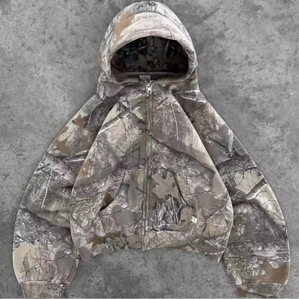 Camouflage Hooded Jacket